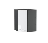Vicco Mobile angolare da cucina Fame-Line, Bianco lucido, 57 cm, per la combinazione con altri moduli della serie Fame-Line