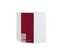 Vicco Mobile angolare da cucina Fame-Line, Bordeaux lucido, 57 cm, per la combinazione con altri moduli della serie Fame-Line