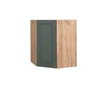 Vicco Mobile angolare da cucina Fame-Line, Verde-oro rustico, 57 cm, per la combinazione con altri moduli della serie Fame-Line