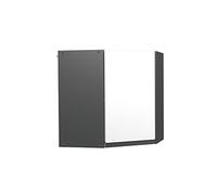 Vicco Mobile angolare da cucina R-Line, Bianco, 57 cm Forma a J, per la libera combinazione all'interno di sistemi cucina modulari