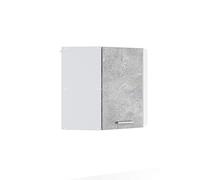 Vicco Mobile angolare da cucina R-Line, Calcestruzzo, 57 cm | Collega due lati della cucina · 1 Ripiano · 1 Anta · Profondità - 31 cm · Soluzione angolare salvaspazio ✓