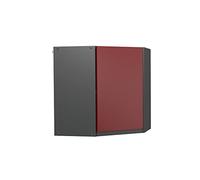 Vicco Mobile angolare da cucina R-Line, Rosso, 57 cm | Collega due lati della cucina · 1 Ripiano · 1 Anta · Profondità - 31 cm · Soluzione angolare salvaspazio ✓