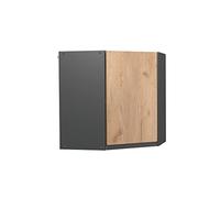 Vicco Mobile angolare da cucina R-Line, Rovere dorato, 57 cm Forma a J, per la libera combinazione all'interno di sistemi cucina modulari