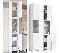 Vicco Mobile bagno alto Emma, Bianco, 30 x 190 cm | combinabile con la serie Emma per l'organizzazione in bagno