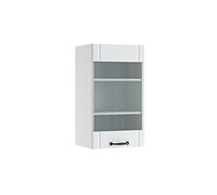 Vicco Mobile da cucina in vetro Fame-Line, Bianco casa di campagna, 40 cm, per la combinazione con altri moduli della serie Fame-Line