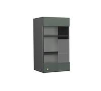 Vicco Mobile da cucina in vetro Fame-Line, Verde-oro rustico, 40 cm, per la combinazione con altri moduli della serie Fame-Line