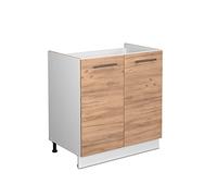 Vicco Mobile lavello cucina Fame-Line, Rovere dorato, 80 cm