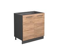 Vicco Mobile lavello cucina Fame-Line, Rovere dorato, 80 cm
