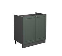 Vicco Mobile lavello cucina Fame-Line, Verde-oro country, 80 cm