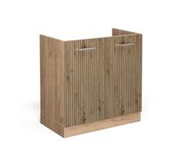 Vicco Mobile lavello cucina R-Line, Rovere artigianale, 80 cm