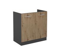 Vicco Mobile lavello cucina R-Line, Rovere artigianale, 80 cm