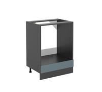 Vicco Mobile per forno da incasso R-Line, Grigio-blu, 60 cm senza piano di lavoro, per la libera combinazione all'interno di sistemi cucina modulari