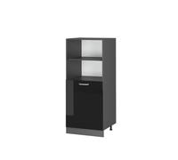 Vicco Mobile per forno da incasso R-Line, Nero lucido, 60 cm