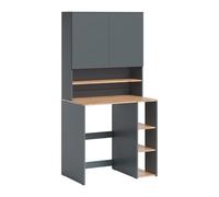 Vicco mobile per lavatrice Viktor Antracite/Rovere dorato 93.6x88.2 cm | 2 parti con ripiano