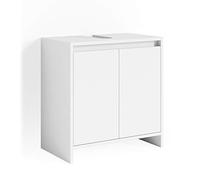 Vicco Mobile sottolavabo per bagno Emma, Bianco, 58 x 60 cm | combinabile con la serie Emma per l'organizzazione in bagno
