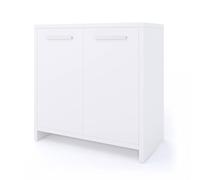 Vicco Mobile sottolavabo per bagno Kiko, Bianco, 58 x 60 cm, con ritaglio per sifone e spazio di stoccaggio per l’organizzazione del bagno