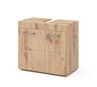 Vicco Mobile sottolavabo per bagno Luna, Quercia Wotan, 60 x 56 cm