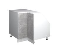 Vicco Mobile sottotetto Mobile angolare Rion, Calcestruzzo, 75.6 x 81.6 cm con 1 porta, carcassa dell’armadio profondità 60 cm, adatto per il salvaspazio sotto tetti spioventi