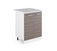 Vicco Mobiletto base cucina R-Line, Grigio nobile, 60 cm