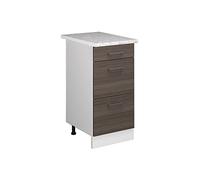 Vicco Mobiletto base per cucina R-Line, Grigio nobile, 40 cm