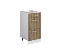 Vicco Mobiletto base per cucina R-Line, Rovere artigianale, 40 cm
