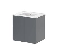 Vicco Mobiletto per lavabo Izan, Grigio, 61.8 cm
