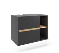 Vicco Mobiletto per lavabo Viola, Grigio/Artisan, 80 x 60 cm