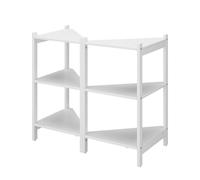 Vicco Mobiletto per lavabo Zeno, Bianco, 68 x 60.5 cm Set di 2, per la conservazione di accessori da bagno sotto il lavandino