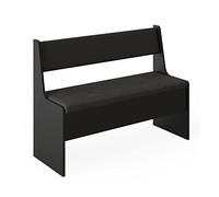 Vicco Panca ad angolo Roman, Nero, 41.5 x 106.6 cm