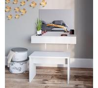 Vicco Panca, Bianco, 70 cm per tavolo da toeletta, da utilizzare come seduta stabile per il tavolo da trucco
