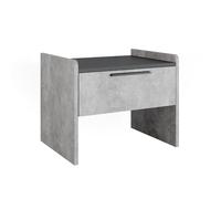 Vicco Panca per la sala da pranzo Roman, Calcestruzzo, 53.5 x 41.1 cm | con 1 cassetto, adatto per soluzioni angolari salvaspazio nella zona pranzo