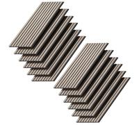 Vicco Pannello acustico Akustikpaneel, Marrone, 12 pezzi