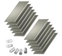 Vicco Pannello acustico Sonoa, Verde salvia/Bianco, 40 x 120 cm | Set da 12