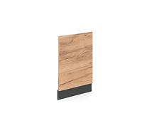 Vicco Pannello frontale R-Line, Rovere dorato, 45 cm | Lavastoviglie semi-integrata 45cm · Senza piano di lavoro · Abbinato al frontale cucina · Liberamente combinabile