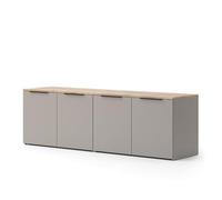 Vicco Parete attrezzata soggiorno Wido, Grigio,