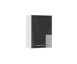 Vicco Pensile da cucina Fame-Line, Antracite lucido, 50 cm, per la combinazione con altri moduli della serie Fame-Line