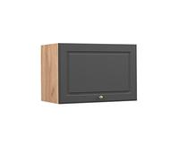Vicco pensile da cucina Fame-Line, Antracite-oro/Quercia dorata, 60 cm Piatto