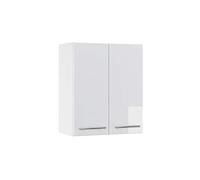 Vicco pensile da cucina Fame-Line, Bianco lucido/Bianco, 60 cm