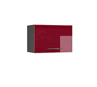 Vicco Pensile da cucina Fame-Line, Bordeaux lucido, 60 cm Piatto, per la combinazione con altri moduli della serie Fame-Line