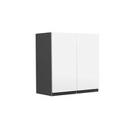 Vicco Pensile da cucina R-Line, Bianco, 60 cm Forma a J, per la libera combinazione all'interno di sistemi cucina modulari