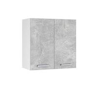 Vicco Pensile da cucina R-Line, Calcestruzzo, 60 cm, per la libera combinazione all'interno di sistemi cucina modulari