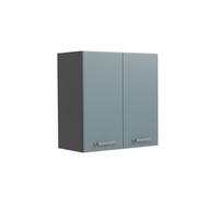 Vicco Pensile da cucina R-Line, Grigio-blu, 60 cm, per la libera combinazione all'interno di sistemi cucina modulari