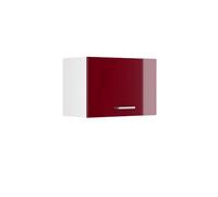 Vicco Pensile da cucina R-Line, Rosso lucido, 60 cm Piatto, per la libera combinazione all'interno di sistemi cucina modulari