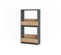 Vicco Portabicchieri da vino Repose, Rovere dorato/antracite, 40 x 72 cm