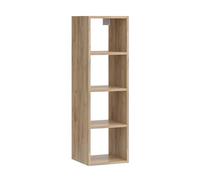 Vicco Scaffale a muro Wido, Antracite/Sonoma, 30 x 100 cm con 4 ripiani aperti