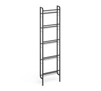 Vicco Scaffale a scala Klivo, Nero, 44.5 x 160 cm