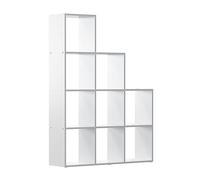 Vicco Scaffale a scale Aramis, Bianco, 103.5 x 144 cm