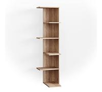 Vicco Scaffale angolare Tera, Sonoma, 37 x 140.1 cm, utilizzabile per riporre libri e oggetti decorativi