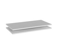 Vicco Scaffale Claus, Bianco, | Set di 2, per il montaggio interno successivo in cassettiere già esistenti