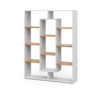 Vicco Scaffale, Rovere bianco/dorato, 107.2 x 143 cm | utilizzabile per la separazione degli spazi e per una conservazione flessibile